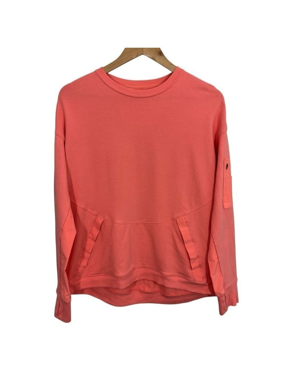 All in Motion Peachy Pink Sweatshirt Womens M Athletic Pullover Casual Comfy GUC